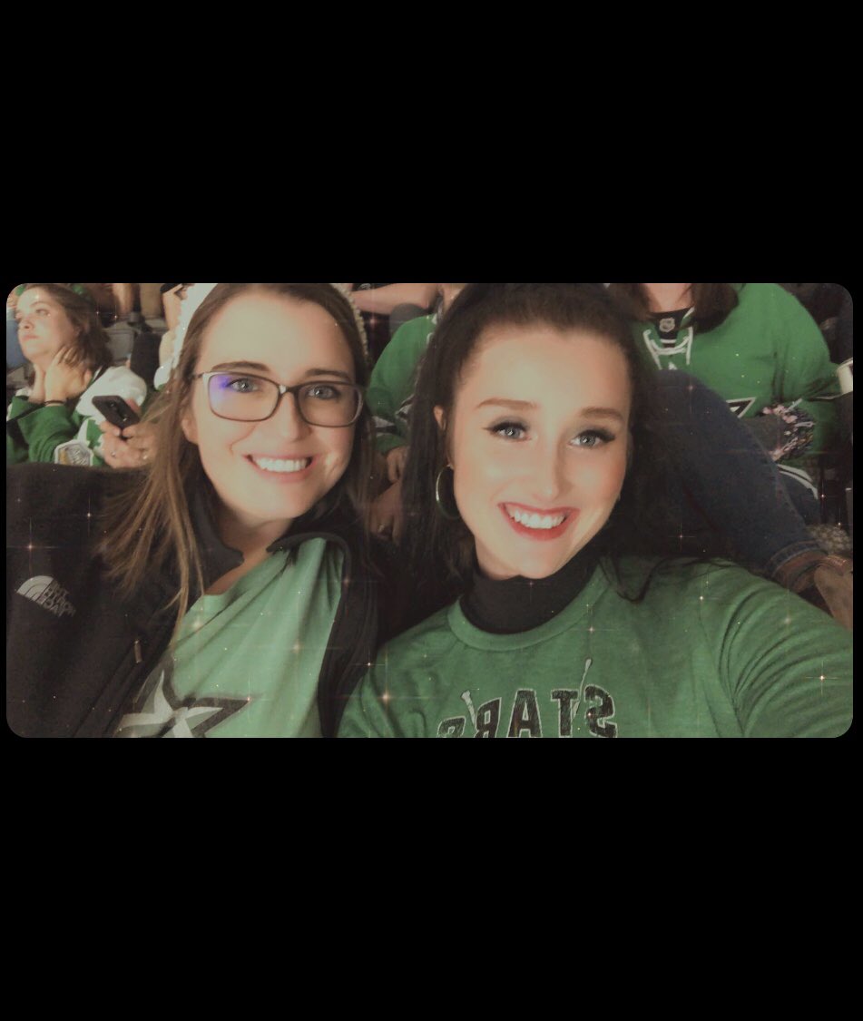 KatlynNoack's tweet photo. Stars game for the win!!  @dana_roh https://t.co/XPDxKt5jo6