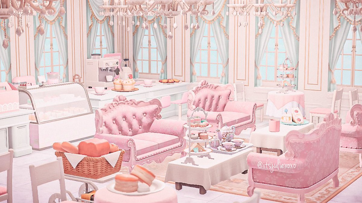 itsjuliexoxo's tweet image. sweet cafe is finally open ♡

#acnh #acnhdesigns #acnhinspo #acnhpink #animalcrossingnewhorizon #acnhupdate #animalcrossing #happyhomeparadise