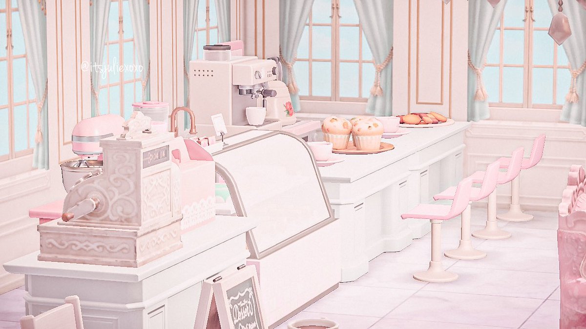 itsjuliexoxo's tweet image. sweet cafe is finally open ♡

#acnh #acnhdesigns #acnhinspo #acnhpink #animalcrossingnewhorizon #acnhupdate #animalcrossing #happyhomeparadise