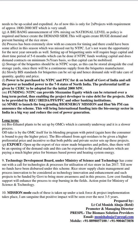 Lt Col Monish Ahuja (Retd) (@monish_ahuja) on Twitter photo <a href="/MDGEcoPanel/">EcoPanel MD Group</a> <a href="/Delhi_Pollution/">DelhiPollution</a> <a href="/drharshvardhan/">Dr Harsh Vardhan</a> <a href="/PMOIndia/">PMO India</a> <a href="/BillGates/">Bill Gates</a> <a href="/BillClinton/">Bill Clinton</a> We will be happy to discuss from <a href="/PRESPLdesk/">PRESPL</a> to partner for the paddy straw supply chain management & also for the downstream projects for for utilisation of paddy straw.
@Chandan_Goswami <a href="/RDXThinksThat/">Colonel Rohit Dev (RDX) 🇮🇳</a> <a href="/MDGEcoPanel/">EcoPanel MD Group</a> <a href="/Delhi_Pollution/">DelhiPollution</a> <a href="/drharshvardhan/">Dr Harsh Vardhan</a> <a href="/PMOIndia/">PMO India</a> <a href="/BillGates/">Bill Gates</a> <a href="/BillClinton/">Bill Clinton</a> We will be happy to discuss from <a href="/PRESPLdesk/">PRESPL</a> to partner for the paddy straw supply chain management & also for the downstream projects for for utilisation of paddy straw.
@Chandan_Goswami <a href="/RDXThinksThat/">Colonel Rohit Dev (RDX) 🇮🇳</a>