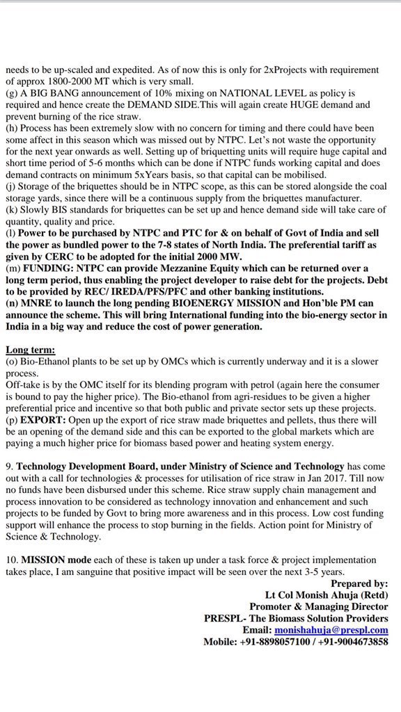 @MDGEcoPanel @Delhi_Pollution @drharshvardhan @PMOIndia @BillGates @BillClinton We will be happy to discuss from @PRESPLdesk to partner for the paddy straw supply chain management & also for the downstream projects for for utilisation of paddy straw. @Chandan_Goswami @RDXThinksThat