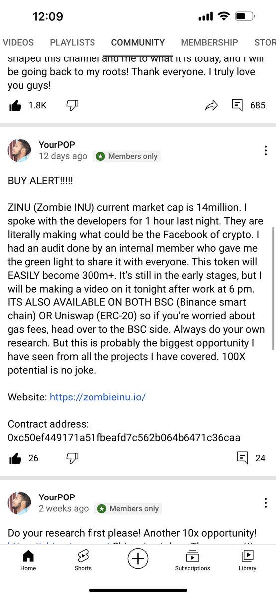 Yourpop8's tweet photo. 12 days ago we got into #ZINU token at a 14 million market cap. Today it’s at 200m! Consider joining the Patreon group to get in on plays as soon as we do. Not all plays go up this much this fast, but gains have been a blessing so far! Let’s keep it going! ❤️ @ZinuToken https://t.co/9SvIomfwMp