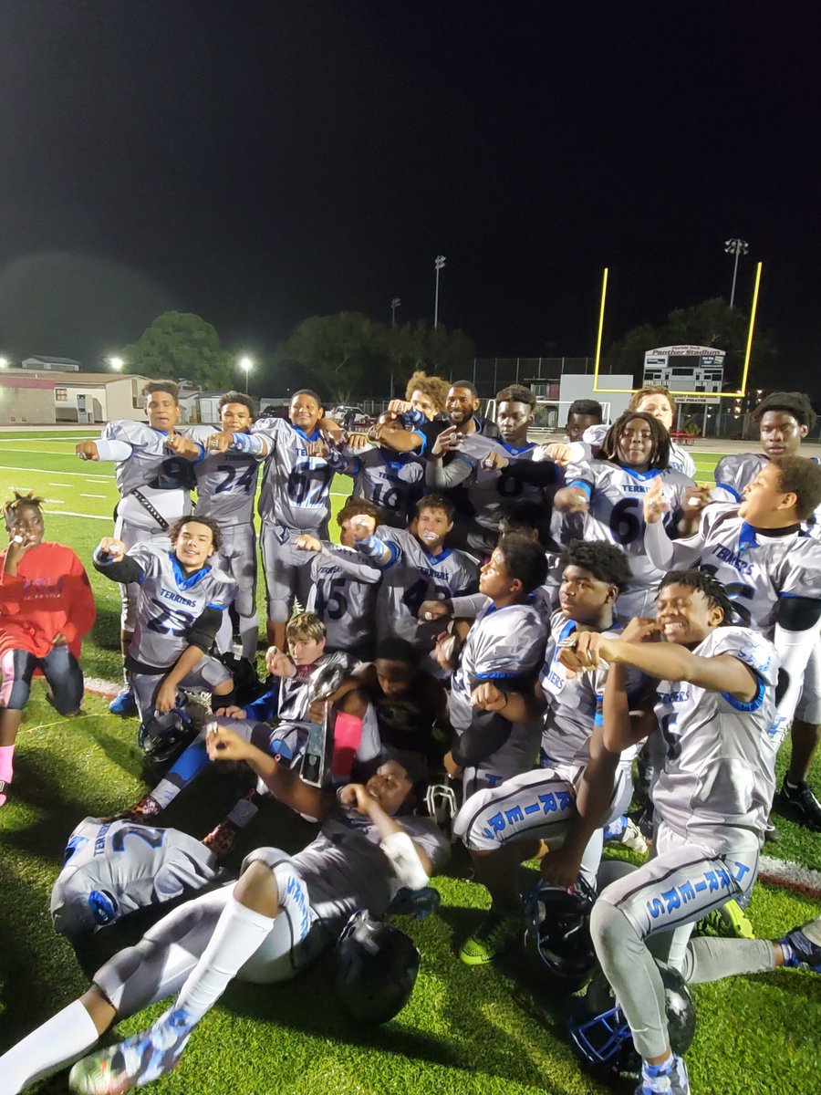 MySKOLReport's tweet photo. So proud of my boys and the Titusville Terriers pulled off the #acyaa 14U super bowl 
 27 to 13
And please you guys all say a prayer we lost the team captain tonight to a broken leg and the opposing team lost their team Captain to a broken arm🙏 https://t.co/jipwRtFAxA