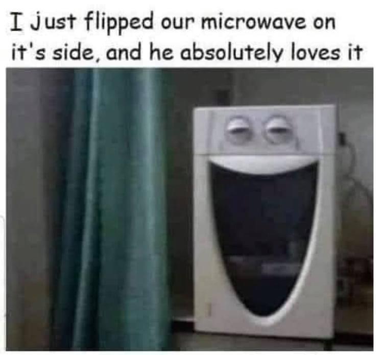 joelsax47's tweet photo. My microwave wouldn't smile like this.
#foundfaces #happyface #humor https://t.co/MzNyqCPRok