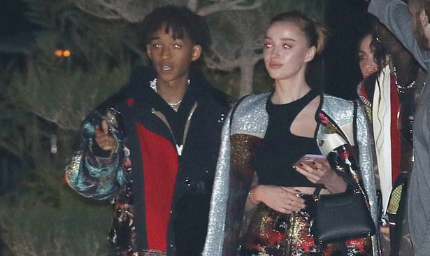 Phoebe Dynevor & Jaden Smith Hang Out After Louis Vuitton Party – Hollywood  Life