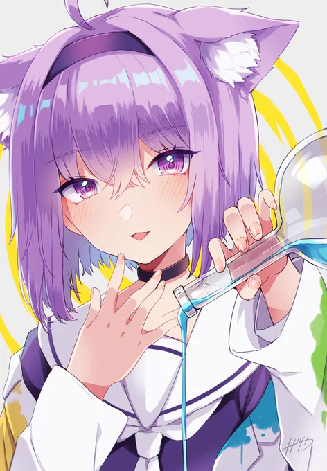 p.h. /  猫又おかゆ  #絵かゆ 