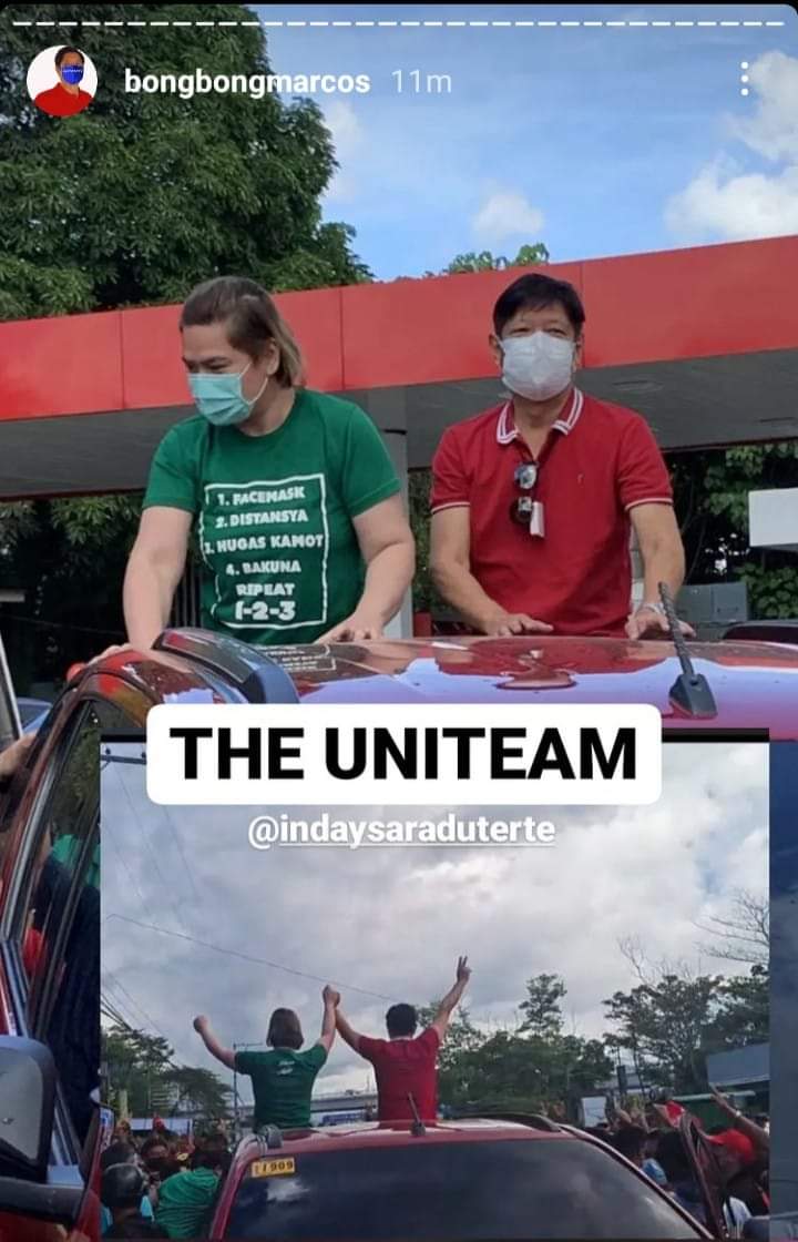 kim__mrcs's tweet photo. My President and Vice President. ❤️💚✌️👊🐯🦅 #UniteamBBMSara2022 #BBMSARA2022 #BBM2022 #SaraALL2022 https://t.co/NG1TU9IoEr