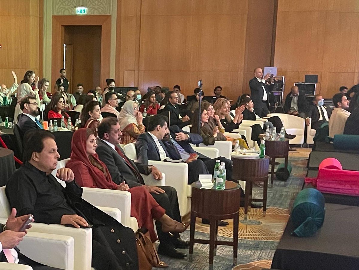 chitroliat's tweet photo. Pti mpa  @PTISaniaKamran Attended Dinner hosted by the Bank of Punjab at Ritz Carlton Hotel DIFC. The dinner was followed by qawaali.
#POB
#LaunchingOfKhaasPremiumAccounting
#Dubai
#dubaiexpo2020
#MPA_SaniaKamranPTI
#ParliamentarySecretaryWomenDevelopmentPunjab https://t.co/AOaEmpb5zx