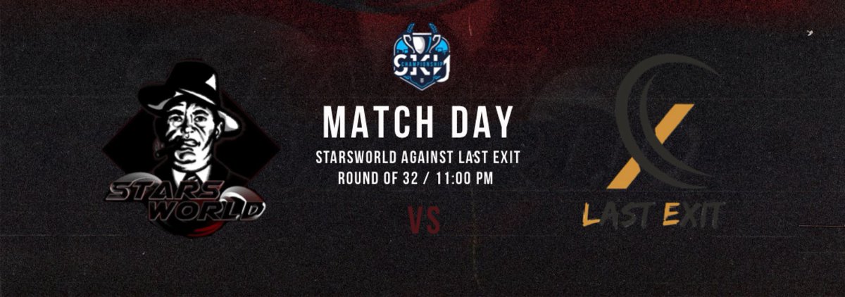 STARS_WD's tweet photo. Match Day
#StarsWorld
π| @Sky__Champion
π| @LastExitFc
β| 11:00 PM https://t.co/lmcXky4Fom