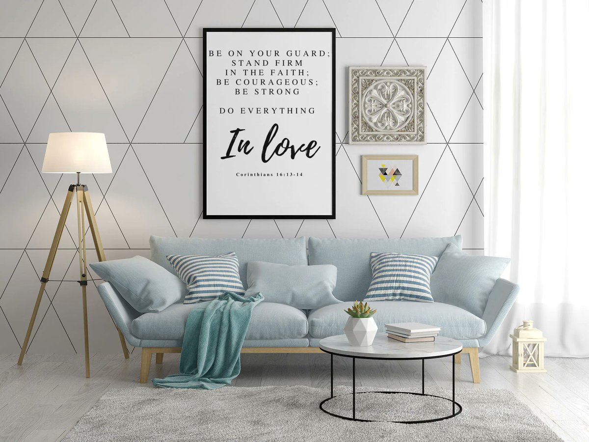 WorldDigiShop's tweet photo. 🐣. Offer Xtras! Corinthians 16:13-14 Scripture Poster, Scripture Print Decor, Religious Gift, Home Decor, Minimalist decor, Typography Poster for $2.00 #ScriptureCard #ScriptureBible https://t.co/i9be0giFXZ