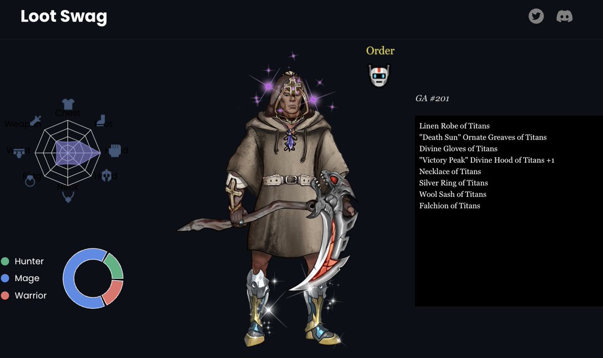 RAID: SUCCESS

this was the first-ever PartyBid "raid" on a <a href="/GenesisLoot/">The Genesis Project (for Loot)</a> GA

auth with your $DIVINETITAN tokens to join the Travelers channel here:

discord.gg/UzqVVr92FN

Once we’re all in, let’s brainstorm next steps as a team (a Divine Titan GA PFP?!)
partybid.app/buy/0xed6339af…