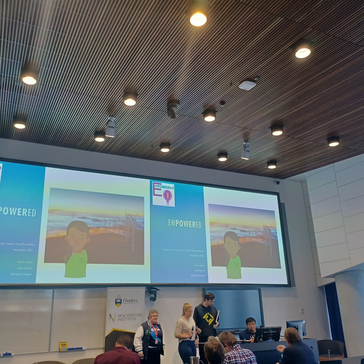 Empowered up next at #transformathon <a href="/Flinders/">Flinders University</a> <a href="/CityofMarion/">City of Marion</a>