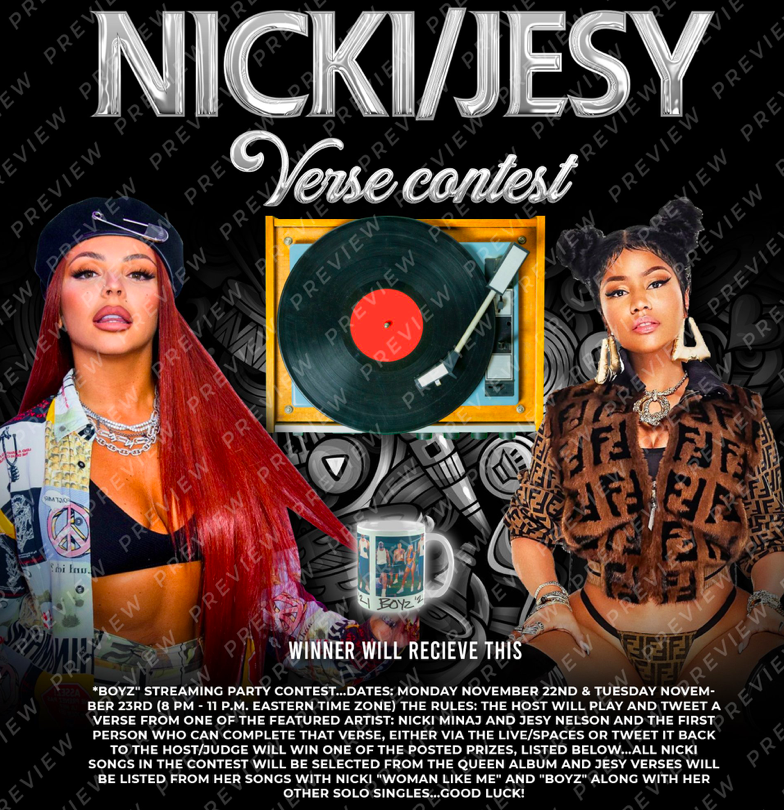 PRETTYPRIVALEGE's tweet photo. yall this monday/tusday there will be a streaming party!! make sure to join! (message @motivationjesy for details ) #boyz #jesynelson #nickiminaj #streamboyz https://t.co/ZMFmHY2CSj