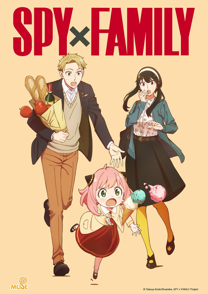 -ประกาศลิขสิทธิ์-
ในทวิตนี้แอดขออนุญาตประกาศว่าทางเราได้รับอนุมัติให้เป็นผู้ถือลิขสิทธิ์ฉบับอนิเมะของเรื่อง SPY X FAMILY อย่างเป็นทางการแล้ว

ในส่วนของกำหนดการฉายและแพลตฟอร์มนั้น รอติดตามกันได้เลย!
#MuseThailand #Spyxfamily
