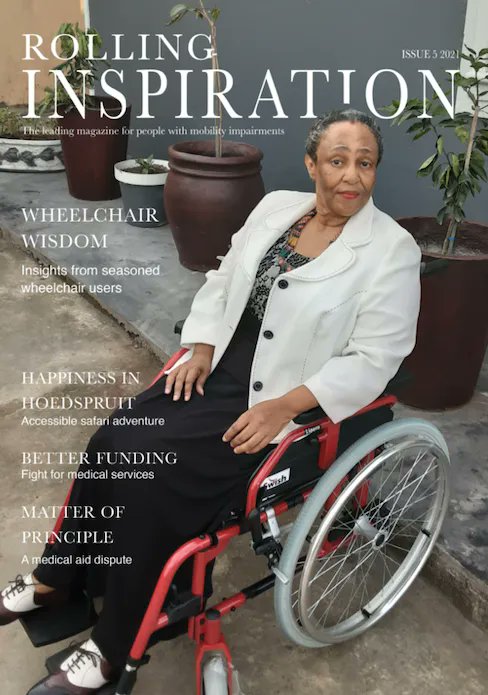 RollingMag's tweet photo. Our Issue 5 for 2021 is here! Be sure to catch all the details of our trip to Hoedspruit in October, advise from seasoned wheelchair users and so much more!
https://t.co/5NndYqnJmV
#Disability #Wheelchair #Rollingmag https://t.co/v3u47K1gpX