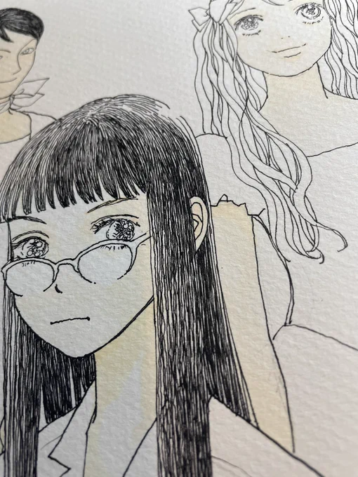 久々にカラー描いてます。
カラーはアナログです。 