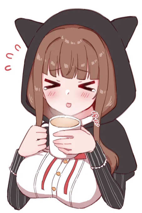 猫舌かわいい #ちぇり絵 