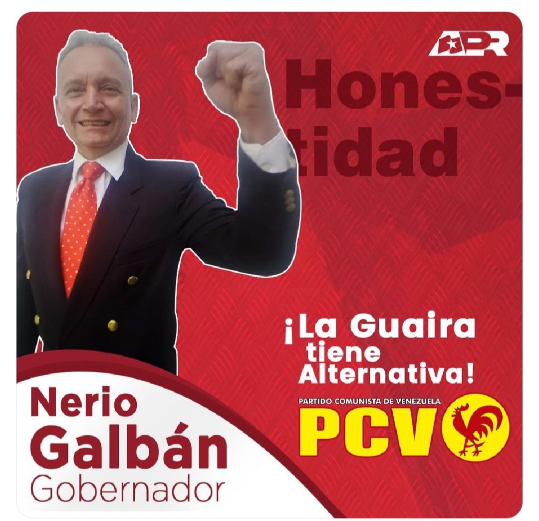 Hoy 21 de Noviembre existe una Gran Alternativa para votar, es la tarjeta del PCV, allí están los candidatos del pueblo, la verdadera representación de los intereses y sueños de la Guaira. Vota por un mejor futuro, vota por el PCV. La gratitud nos hace dignos y grandes ante Dios!