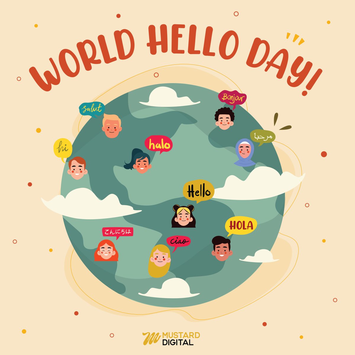 A simple hello can lead to a million things. 

Happy World Hello day! 👋 

#hello #helloworld #font #graphicdesign #logotype #typography #designspiration #goodtype #lettering #graphic #graphicdesigner #typedesign #typematters #logo #vector #graphics #logodesigner #logos