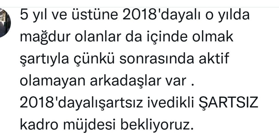 <a href="/cretliretmenle2/">Ücretli Öğretmenler</a> <a href="/RTErdogan/">Recep Tayyip Erdoğan</a> <a href="/dbdevletbahceli/">Devlet Bahçeli</a> <a href="/ersoyruhi/">🇹🇷Prof. Dr. Ruhi ERSOY</a> <a href="/tcmeb/">Millî Eğitim Bakanlığı</a> <a href="/tcbestepe/">T.C. Cumhurbaşkanlığı</a> <a href="/iozyavuz1963/">İbrahim Özyavuz</a> @arzuerdemDB <a href="/omerag63/">Ömer Ağ</a>