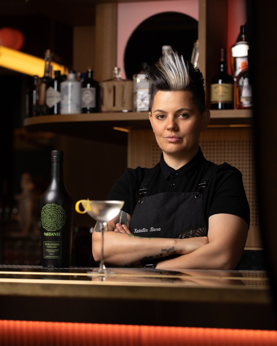 What is the best substitute for Kina Lillet in a Vesper Martini, we could debate all day, but we are clearly biased and partial to our new gem 9diDANTE Purgatorio. 

The Vesper by Katalin Bene at LIVE Bar Geneva.