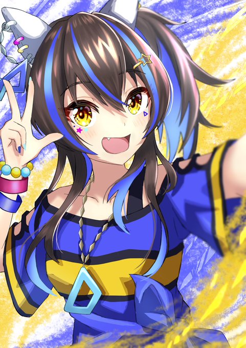 手描きイラスト・ウマ娘・ダイタクヘリオス・女の子・同人ファンアート・大色紙 AIでイラスト出力しまくる人 on X: 