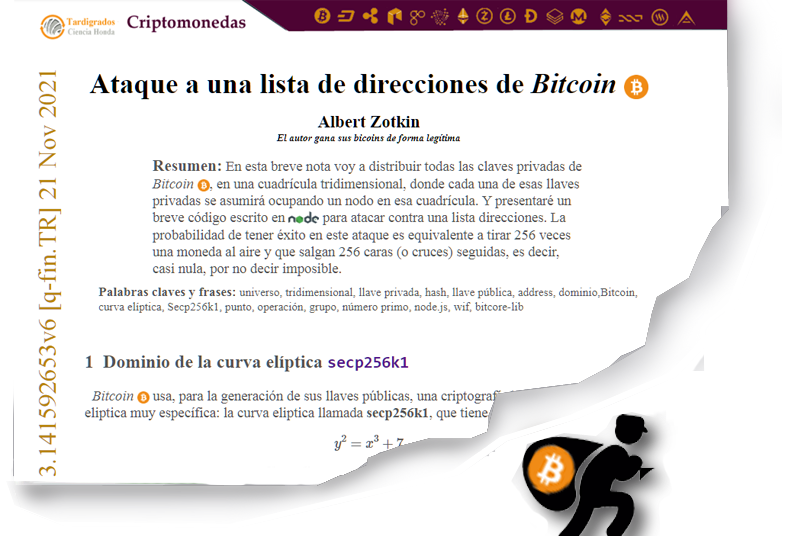 AlbertZotkin's tweet photo. Ataque a una lista de direcciones de #Bitcoin https://t.co/xZRu30MzV6 https://t.co/1RwmLz0T8Q