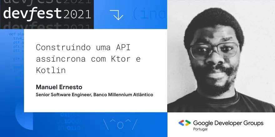 A próxima talk que vamos anunciar podia ser sobre o martelo do Thor, mas é sobre Ktor e Kotlin, que são igualmente úteis e incríveis 😁 Não percas a talk do <a href="/manuelernest0/">Manuel Ernesto 🇦🇴</a> sobre como criar uma API assíncrona.

+ info 👉 buff.ly/3CbpSz1

#devfest #devfestPT
