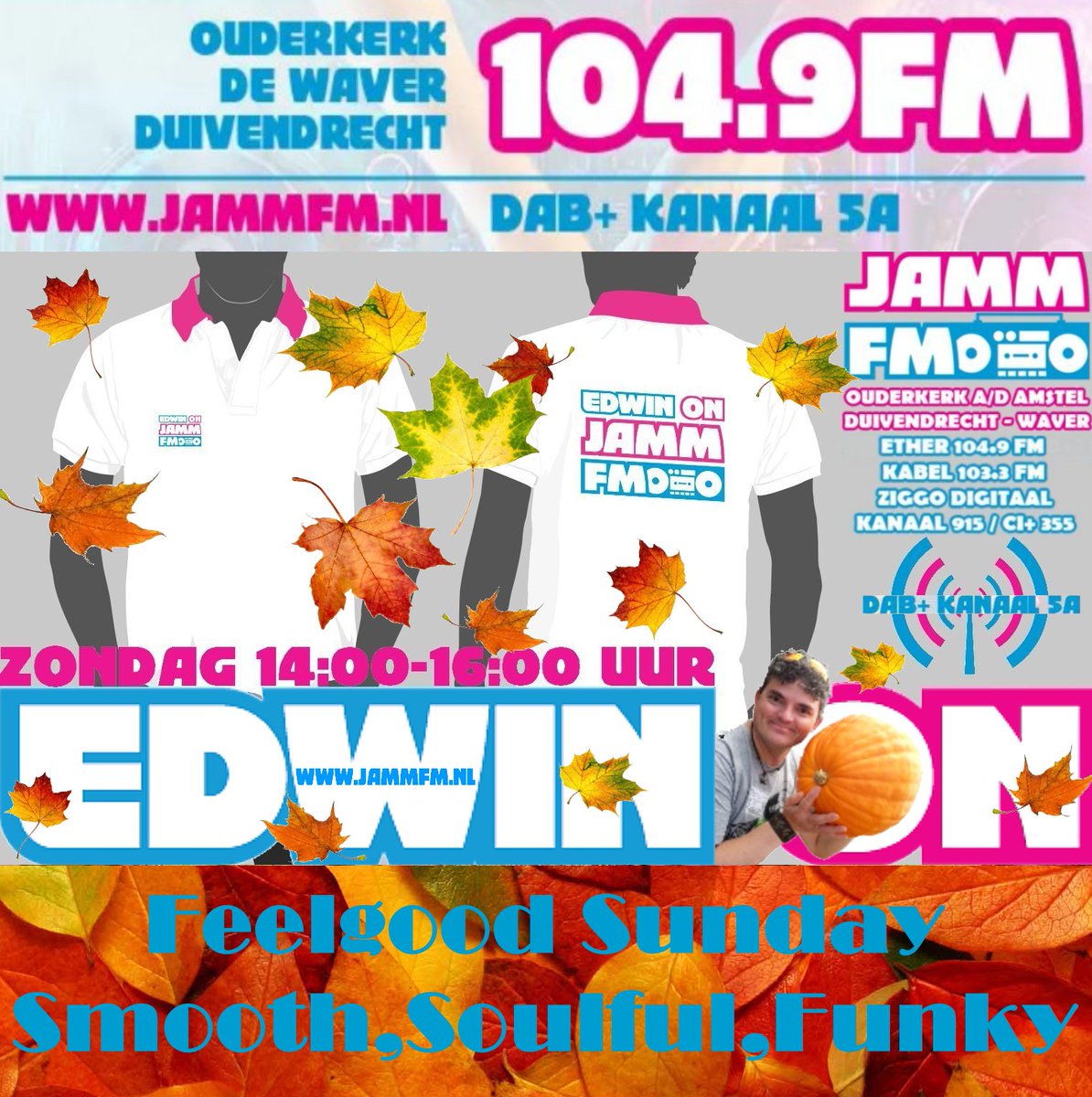 RadioEagleFM's tweet photo. Stem af op EDWIN ON op JAMM FM van 14:00 - 16:00uur? Klik op 1 van de onderstaande linkjes.
- https://t.co/nkV4Anjqoz
- https://t.co/mpKg3Bz0pX
- https://t.co/A9ErIveXYw
- https://t.co/gStAXTaYLc
#EdwinOn #Funk #Soul #Disco @JammFm @JAMMFM247 Tot zo ;-) https://t.co/oNrxgLuq2n