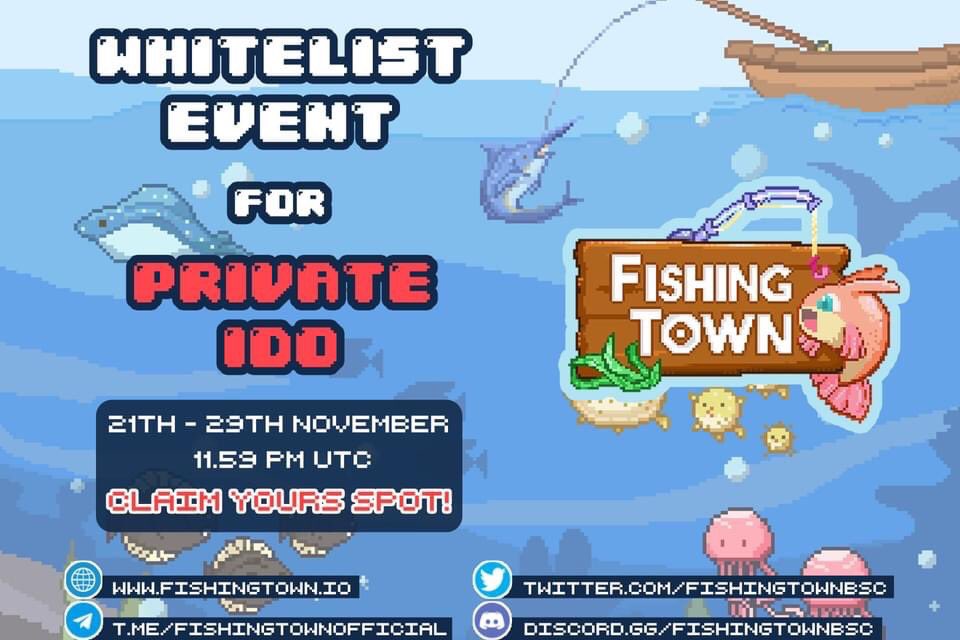 FishingTownbsc's tweet photo. Fishing Town Whitelist Competition🔥

20 Whitelist Winners🏆 can participate in the IDO

1️⃣ Like, 🔁Retweet and tag 3 of your friends.

2️⃣ Capture a screenshot (Including your twitter account name)

3️⃣ Send the evidence in the form: https://t.co/wFGi1j1GEM

#fishingtown #IDO https://t.co/Hl56Aa0Kgc