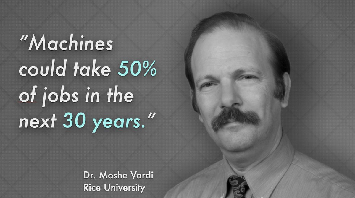 mrhooker's tweet photo. It’s predicted that machines could take 50% of jobs in the next 30 years. If this is true, what impact will it have on how and what we teach kids in K-12? #NYSCATE21 https://t.co/Sw3MQzLOof