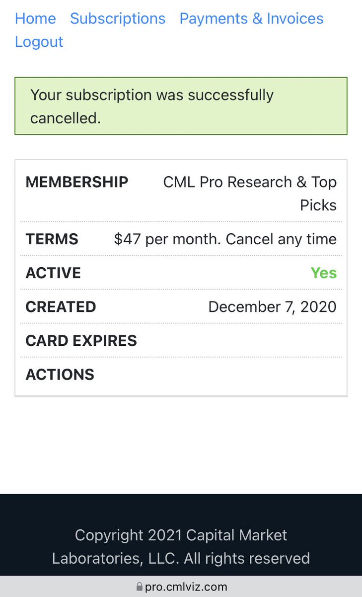 Tripl_Z3's tweet photo. The biggest and most expensive mistake of my life has now been terminated. #cmlpro research is mediocre at best. Top picks and Spotlights will constantly change and get dropped. I am down over 100.000$ in a year. The membership was more than just 47$β¦ Be warned. #cml https://t.co/8pb3h83ptV