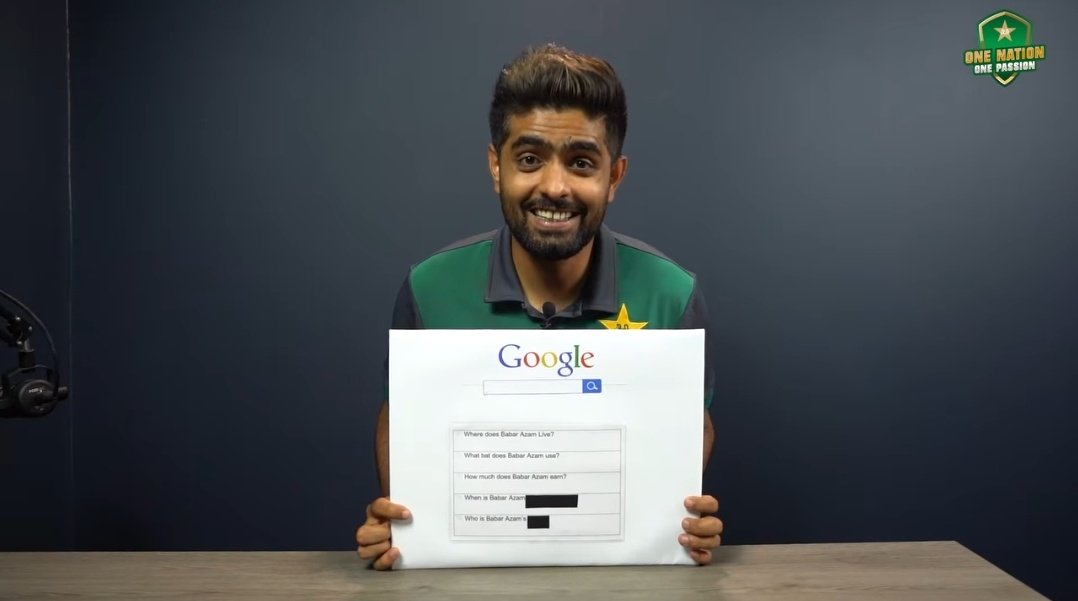 babar_thechamp's tweet photo. Q: How much does Babar Azam earn? 😂😂

Babar Azam : Ye tw m Btaun ga nahi 😂
Lekin apki soch se km 😉😎
#Cricket #BabarAzam https://t.co/xZ9fU4sKWI
