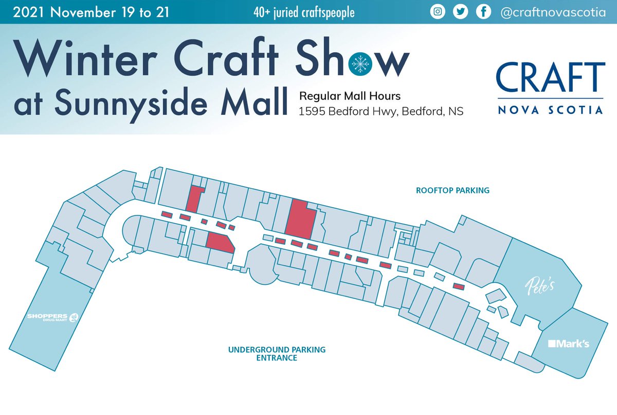 craftnovascotia's tweet photo. Good morning @WKNDMornings! The #CraftNS Winter Craft Show is on today, Sun Nov 21, from 11am to 5pm @SunnysideMall in Bedford, NS. https://t.co/ENXLeJAVLo