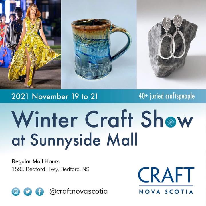 craftnovascotia's tweet photo. Good morning @WKNDMornings! The #CraftNS Winter Craft Show is on today, Sun Nov 21, from 11am to 5pm @SunnysideMall in Bedford, NS. https://t.co/ENXLeJAVLo