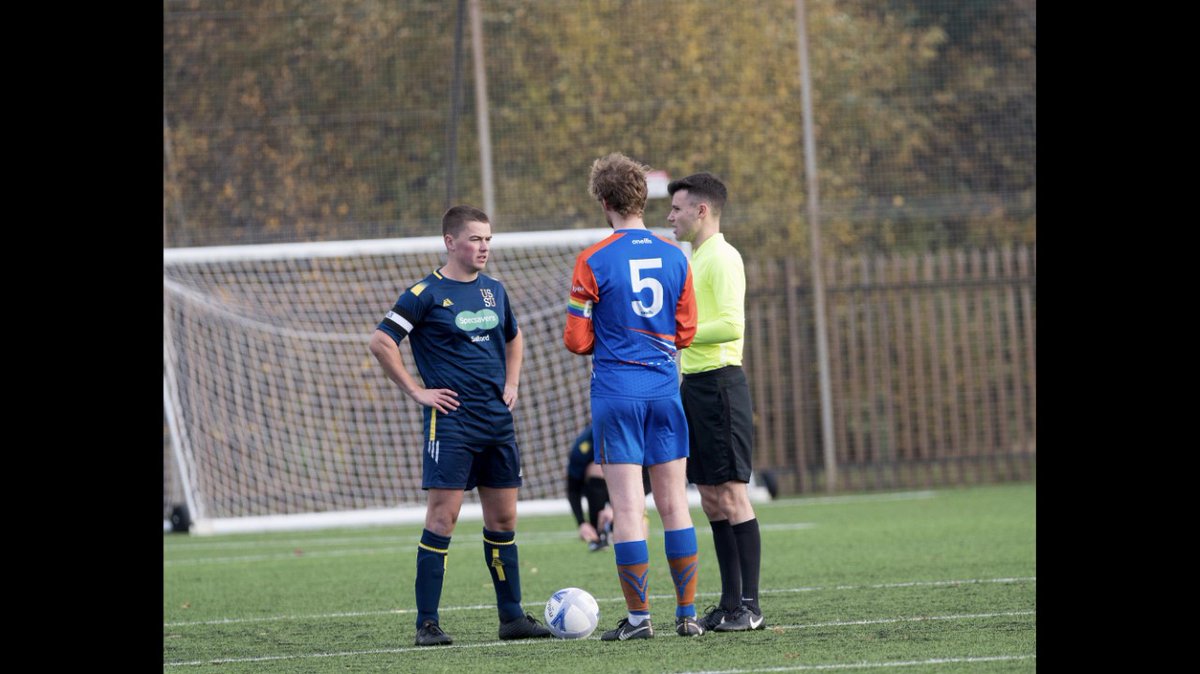 northernquota's tweet image. Stich bags a hat-trick as #ManMet defeat #Salford 5-1 and continue their undefeated run in the #BUCS Men’s League!⚽️🏆

Read the full report⬇️
bit.ly/2Z768Px