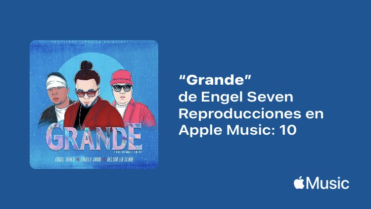 engelsevem's tweet photo. Acabo de alcanzar un nuevo peldaño en @AppleMusic. Gracias por escuchar.
https://t.co/NrxJ6CFO5l https://t.co/krgicUP4FI