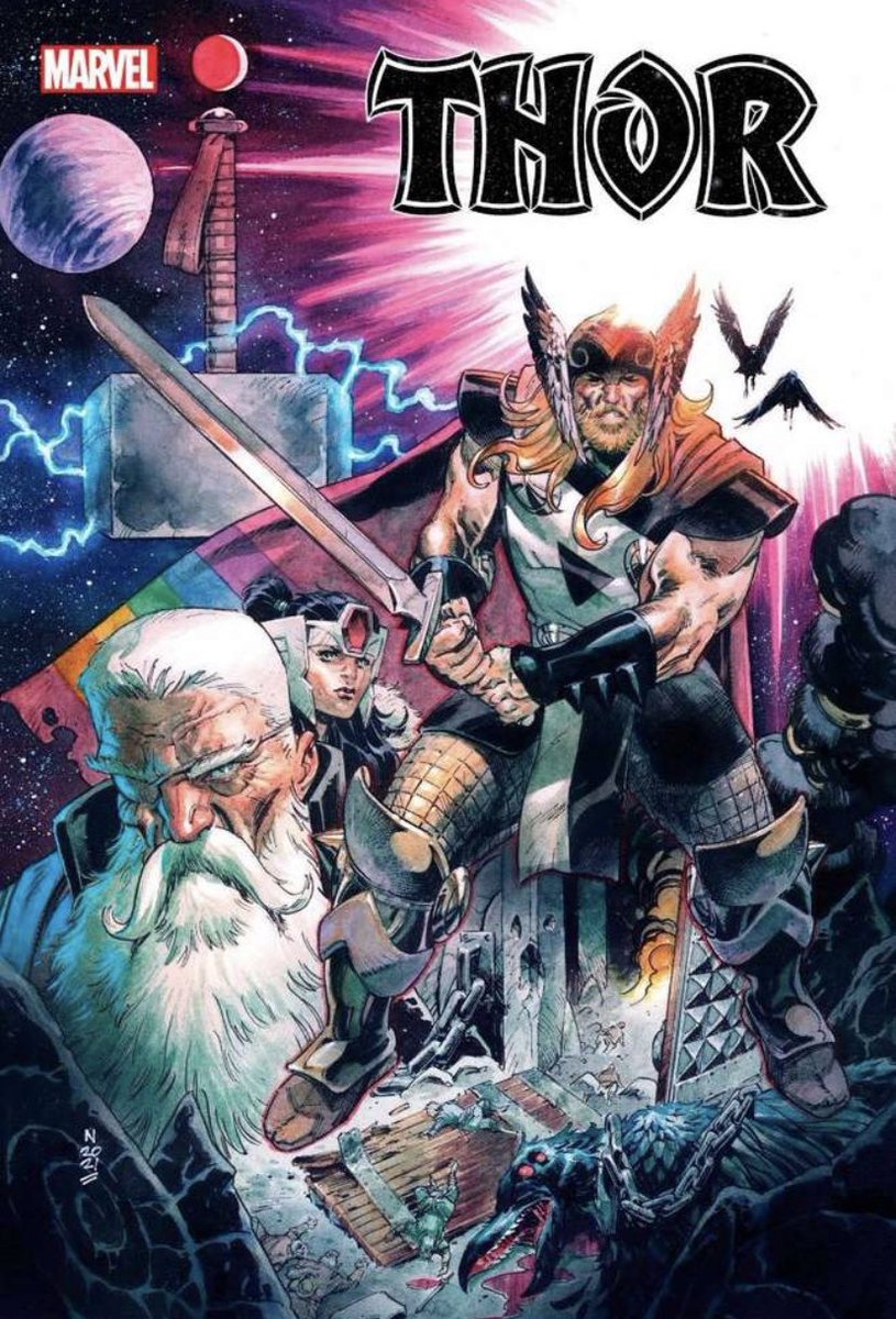 dano_cosmic's tweet photo. New ✨#MarvelCosmic✨ #comics this week for #NCBD (11/24/21)
✨
#Thor #19
✨
W-#DonnyCates,A-#NicKlein
✨
A-#NicKlein
B-#GaryFrank
C-#MahmudAsrar
D-#EmaLupacchimo #InfinitySaga Variant
✨
#LadySif #Odin #GodofHammers #Marvel #MCU #MarvelComics https://t.co/t4olGBbJ4L