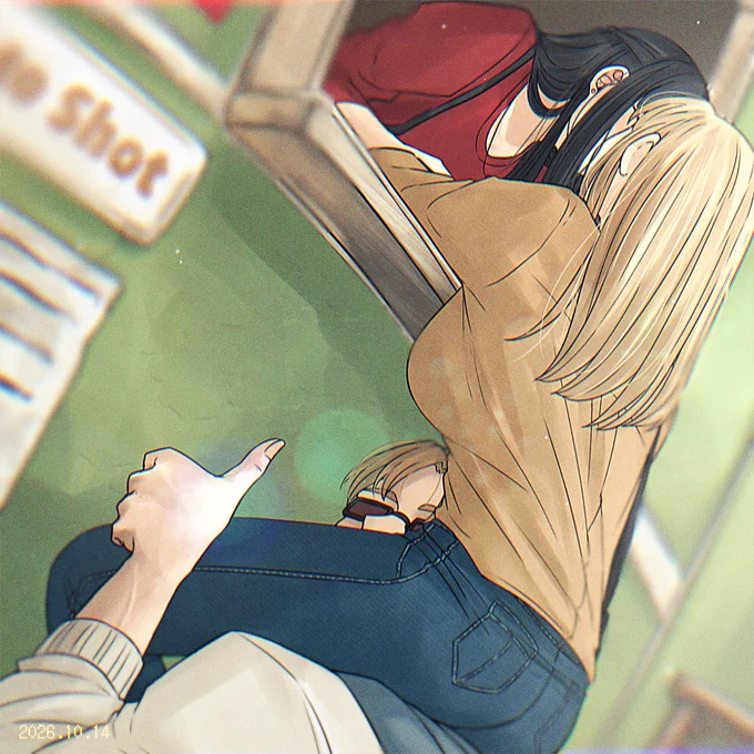思ったよりキスしてんな姉たち
 #エリカナ 