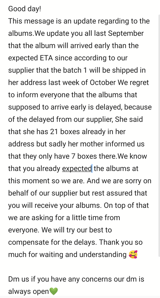 All_Time_Shop's tweet photo. Good evening! For Batch 1 buyers pls do read this po. Thank you

#ATS_Updates https://t.co/z6HKyw6I2E