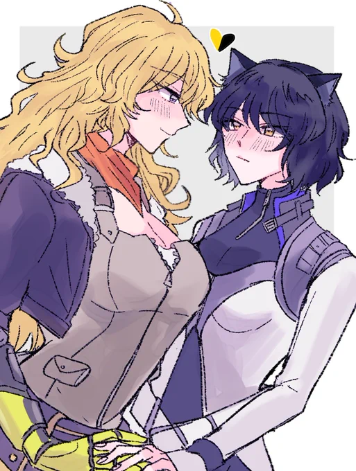 友達の姉君がばんぶる描いてくださったんですが可愛すぎません?????顔良すぎ表情良すぎ全部可愛い口元が可愛いし手!手を見てください…優しいタッチ無理可愛いBさんがそっと添えた手を優しく受け止めるYさん何もかもが好きハートも!!黄色と黒何もかもが良すぎるこれが世界ってわけ5億LOVE 