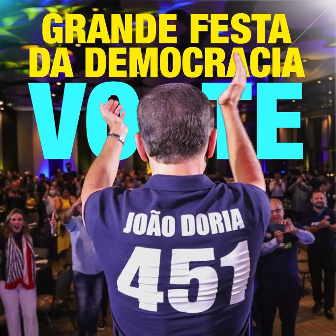 psdbcomdoria's tweet photo. Hoje é o dia de vestir a camisa do PSDB e escolher João Doria nosso candidato a presidente da República.
Faça sua parte, entre no app oficial das prévias até às 15h e vote Doria 451.
#PSDBcomDoria #JoaoDoria #TocomDoria #SouDoria #PSDBprevias #PSDB #VoteDoria451 https://t.co/N4CE8dbpYl