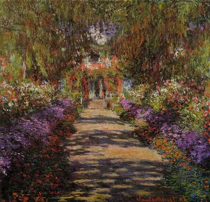 sophrisyne's tweet photo. Claude Monet’s paintings of his garden https://t.co/KWSti3cMBL
