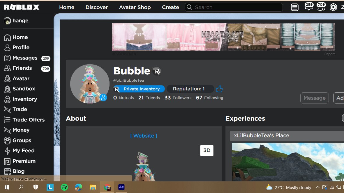 kaedeia's tweet photo. Beware of this scammer. @archxiias // xLilBubbleTea her user in roblox. scammed my eternal set, clockwork &amp; gingerluger. the trade was my mm2 for robux. I know it was kinda sus but I had to risk it. proofs below
#murdermysterytrades #mm2tradings https://t.co/YxEJPAWA46