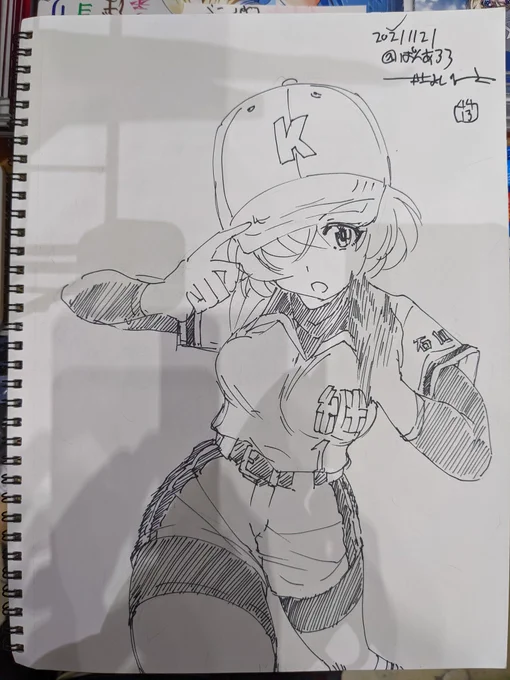 今日のスケブ #ぱんあ33 