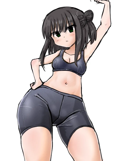 下から見るうらら先輩 