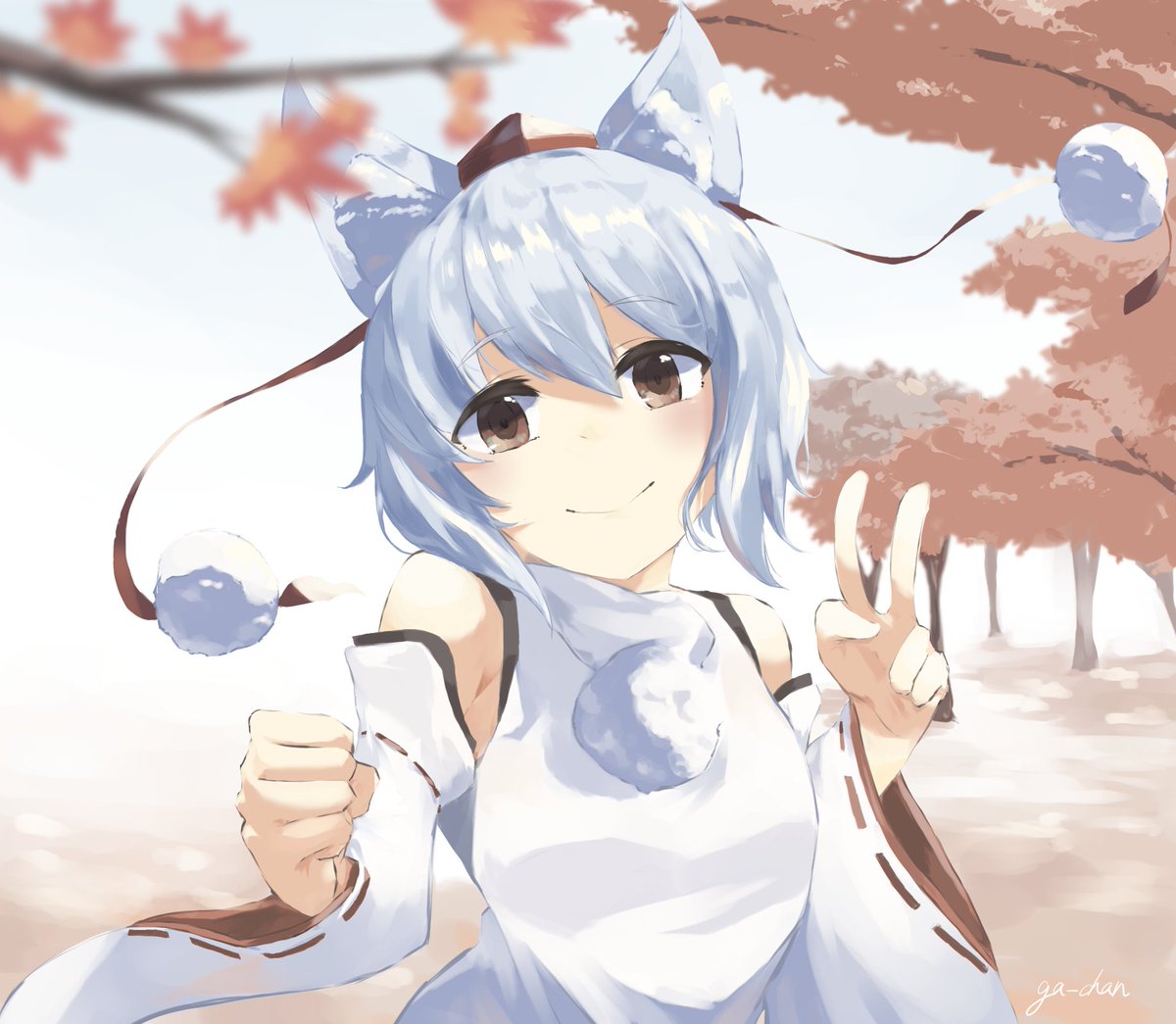 東方「#東方 犬走椛 」|GA-CHANのイラスト