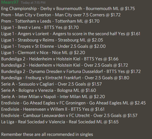 Mearsy_'s tweet photo. Sunday's games https://t.co/4P4WXbglHF
