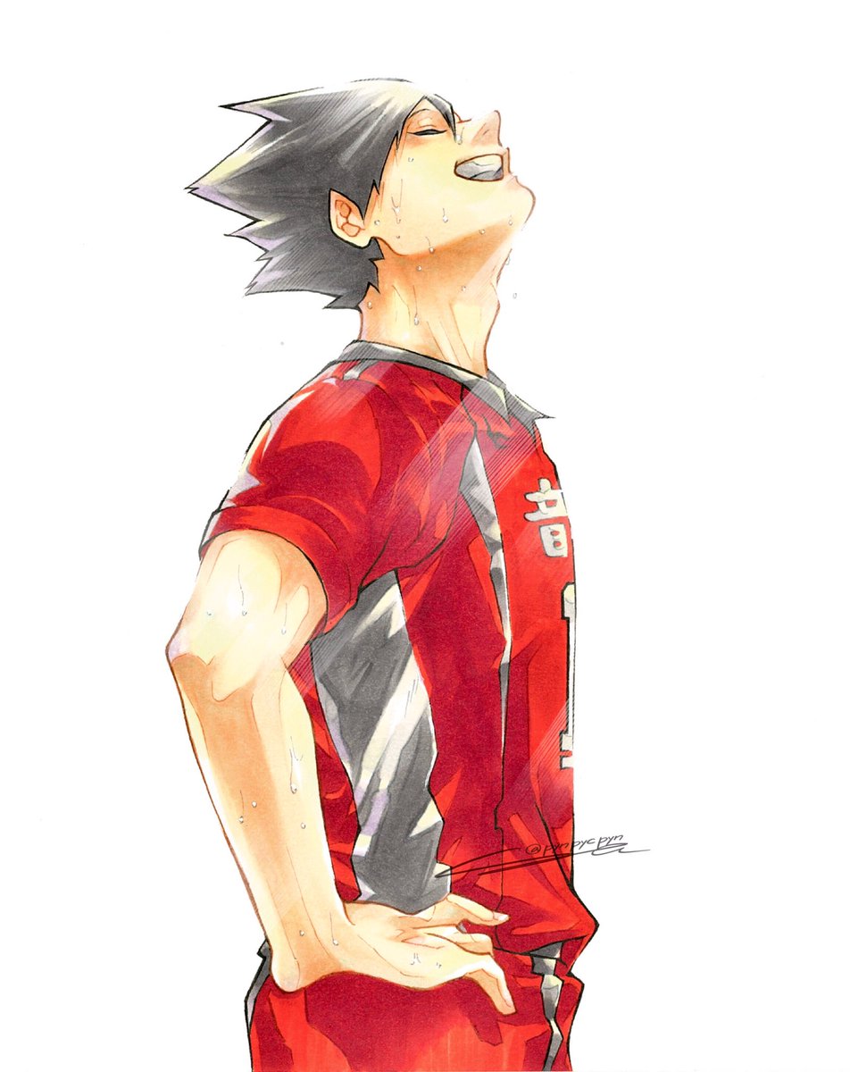 ハイキュー 黒尾さん遅れたけど お誕生日オメデト ハイキュー 黒尾鉄朗 ぴょんぴょこぴょんのイラスト