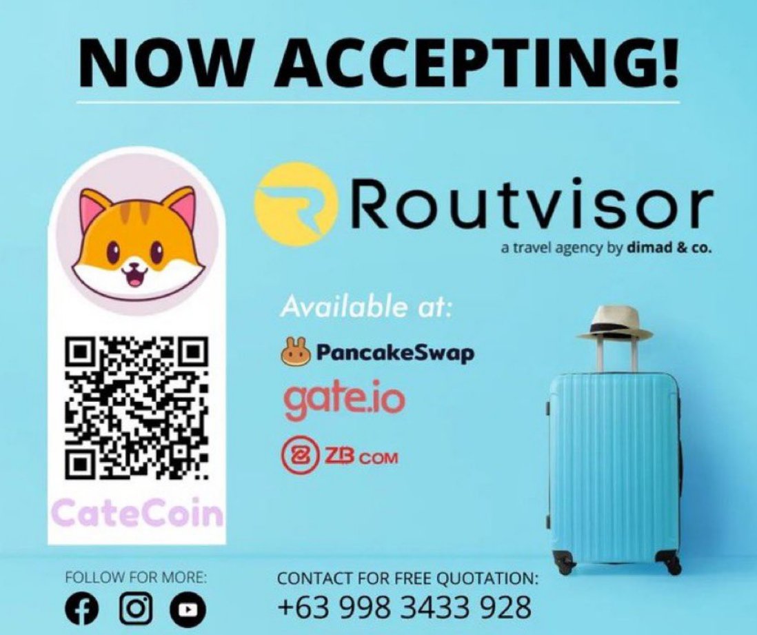 catecoin's tweet photo. Every day there are more real world businesses accepting Catecoin!🐱💪

To all the pioneering entrepreneurs out there… let us know in the replies if your small business is accepting $CATE!🐈

And then let’s go buy those products!
#catecoin — The people’s  crypto https://t.co/AOYFO83TtB